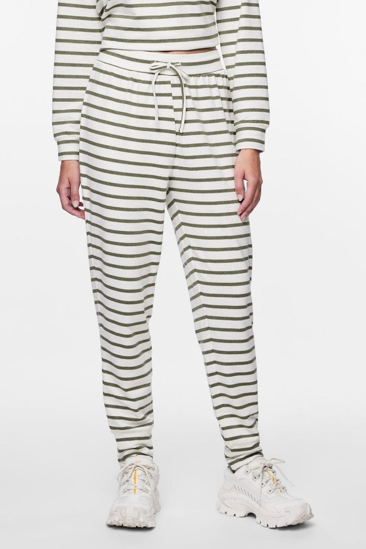 Pieces - Pcbibi Pant - 4428917 Deep Lichen Green CLOUD DANCER