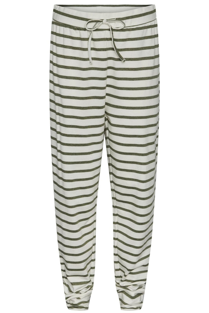 Pieces - Pcbibi Pant - 4428917 Deep Lichen Green CLOUD DANCER