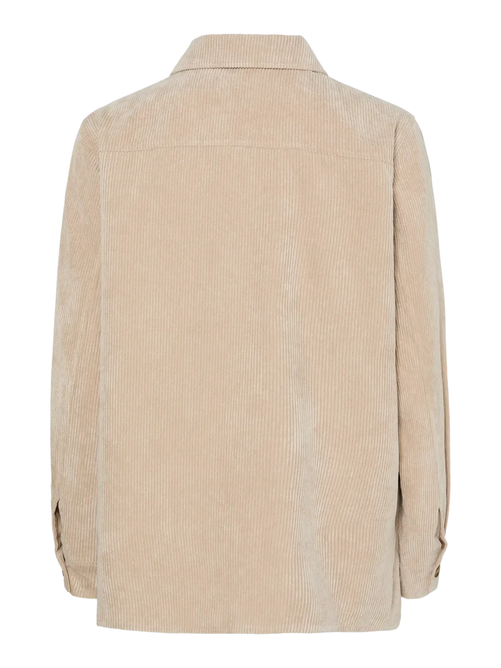 Pieces - Pceffi Ls Shirt - 3407992 White Pepper Skjorter