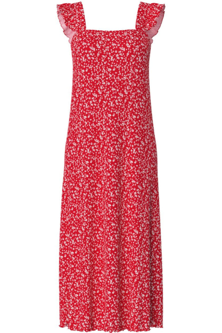 Pieces - Pcflora Strap Flounce Dress - 4699184 Lollipop Small Flower