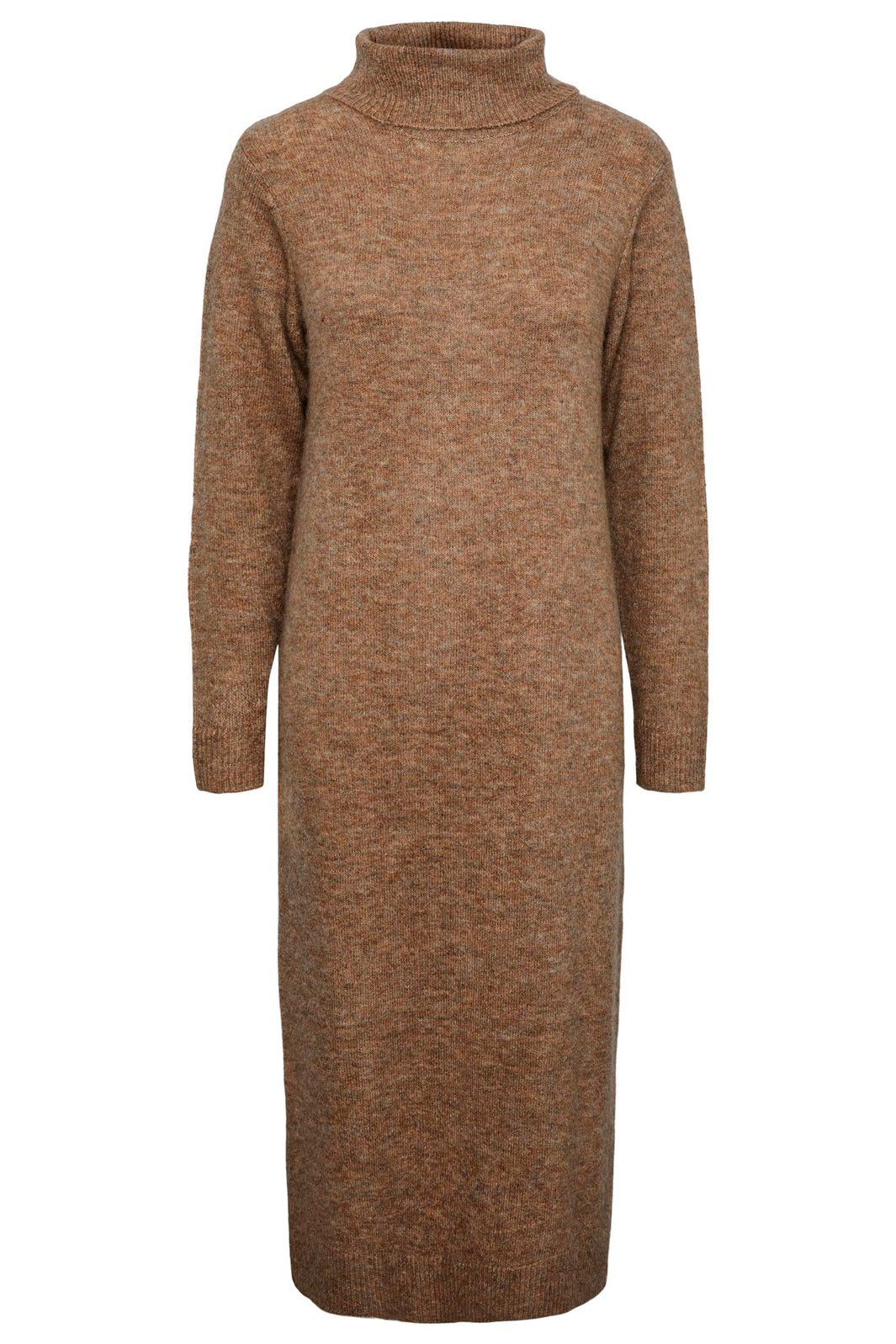 Pieces - PcJuliana Ls Rollneck Knit Dress Noos Bc - Fossil