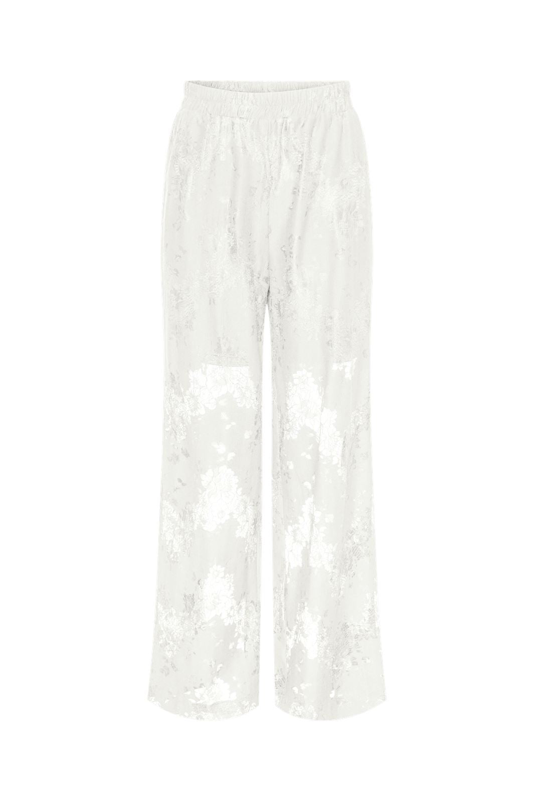 Pieces - Pcnorinne Straight Pants - 4925077 Cloud Dancer