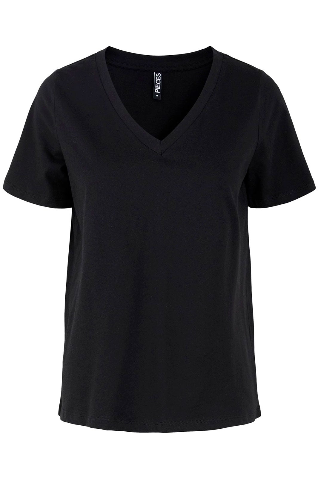 Pieces - PcRia SS V-neck - Black