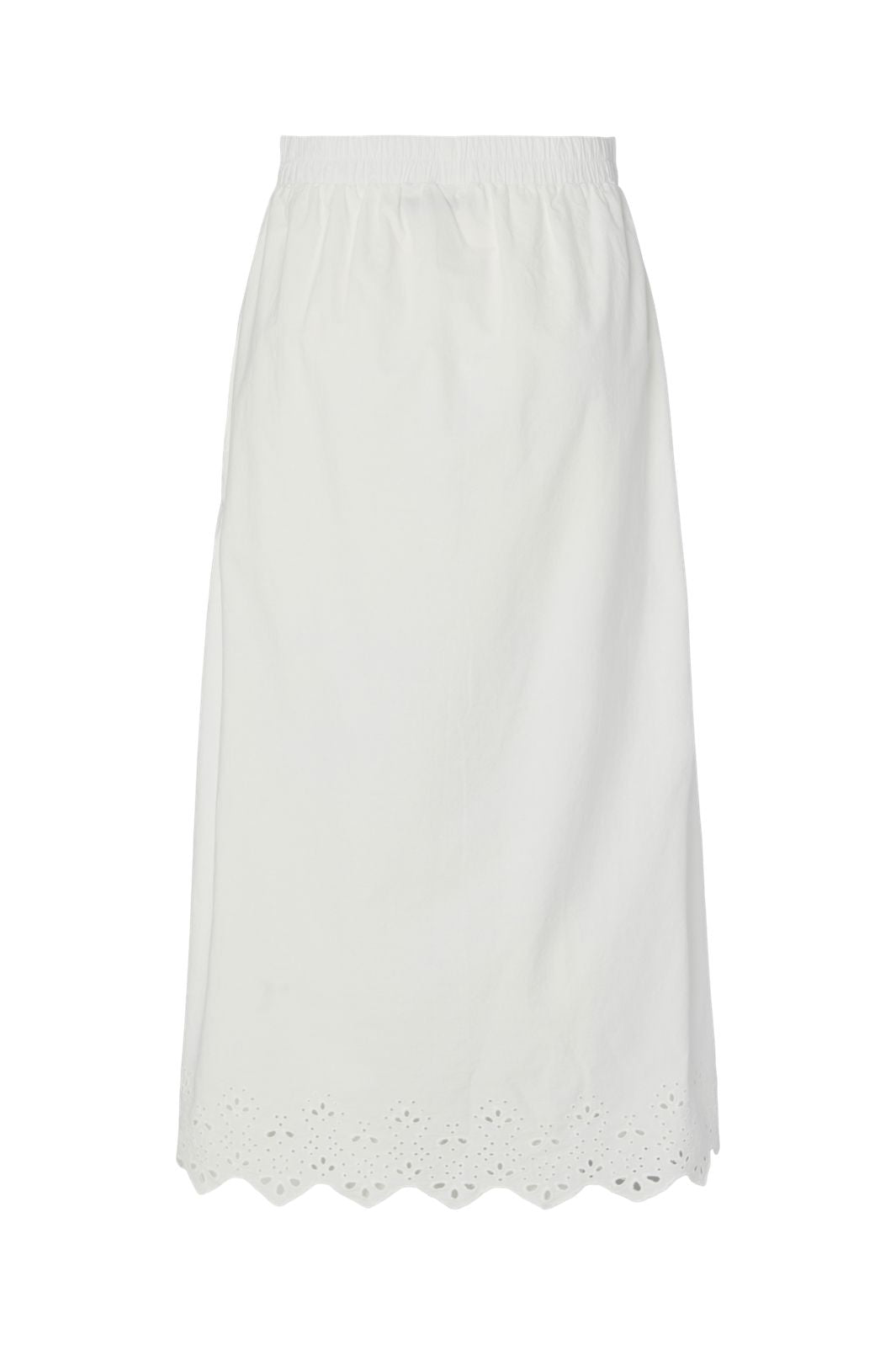 Pieces - Pcsalmina Ankle Skirt - 4720286 Cloud Dancer