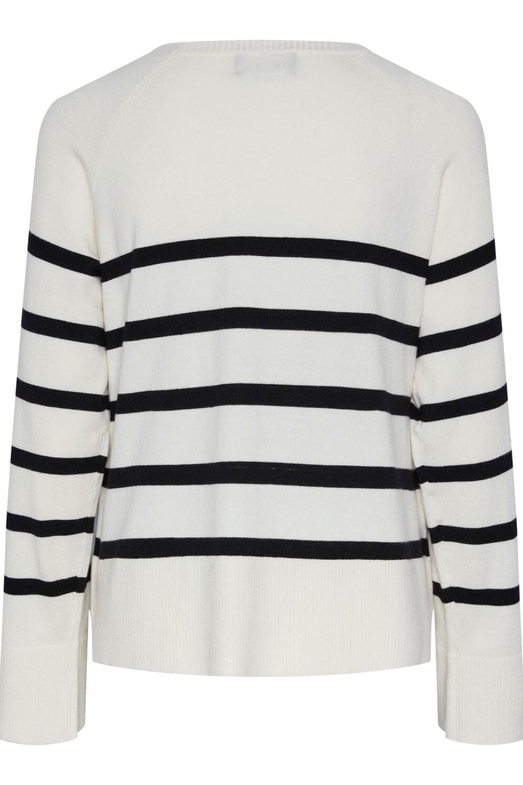 Pieces - Pcsia Ls Knit - 4394796 White Black