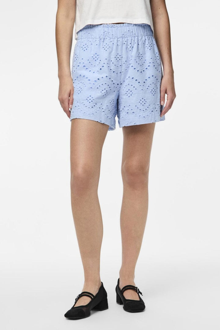 Pieces - Pcvilde Shorts - 4649436 Cashmere Blue Shorts