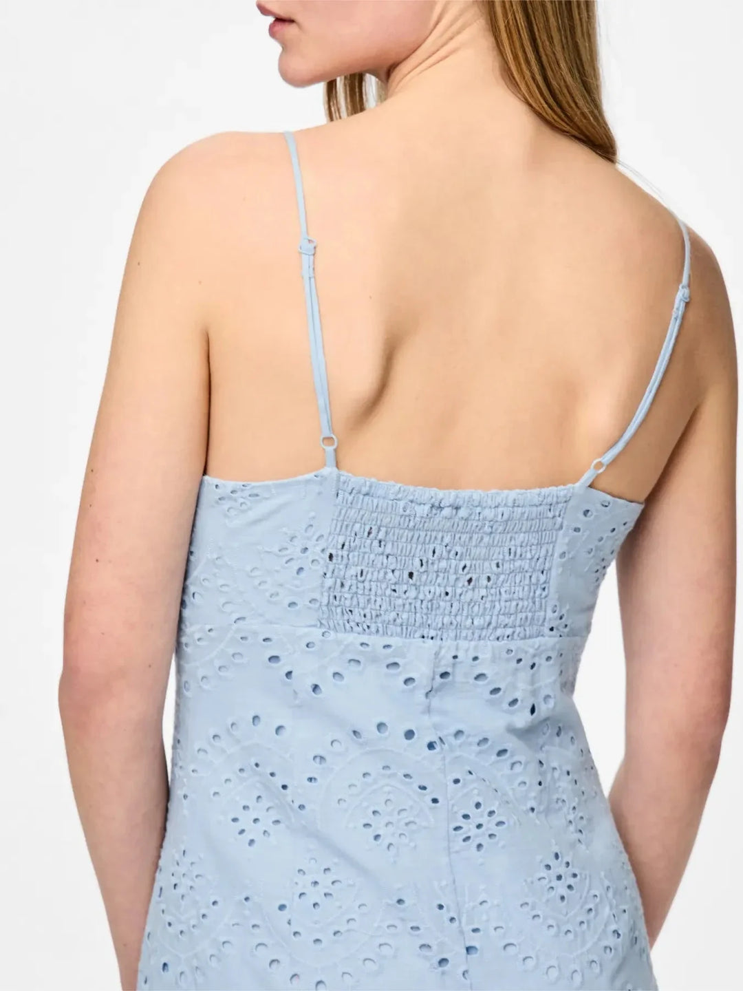 Pieces - Pcvilde Strap Dress - 4703760 Cashmere Blue Kjoler