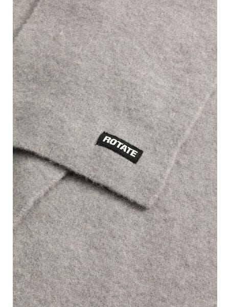 Rotate - Knit Hood Scarf 115260039 - ALLOY (LIGHT GRAY) Huer