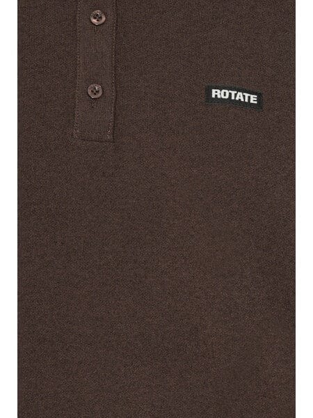 Rotate - Slinky Knit Polo 1151371667 - Molé Bluser