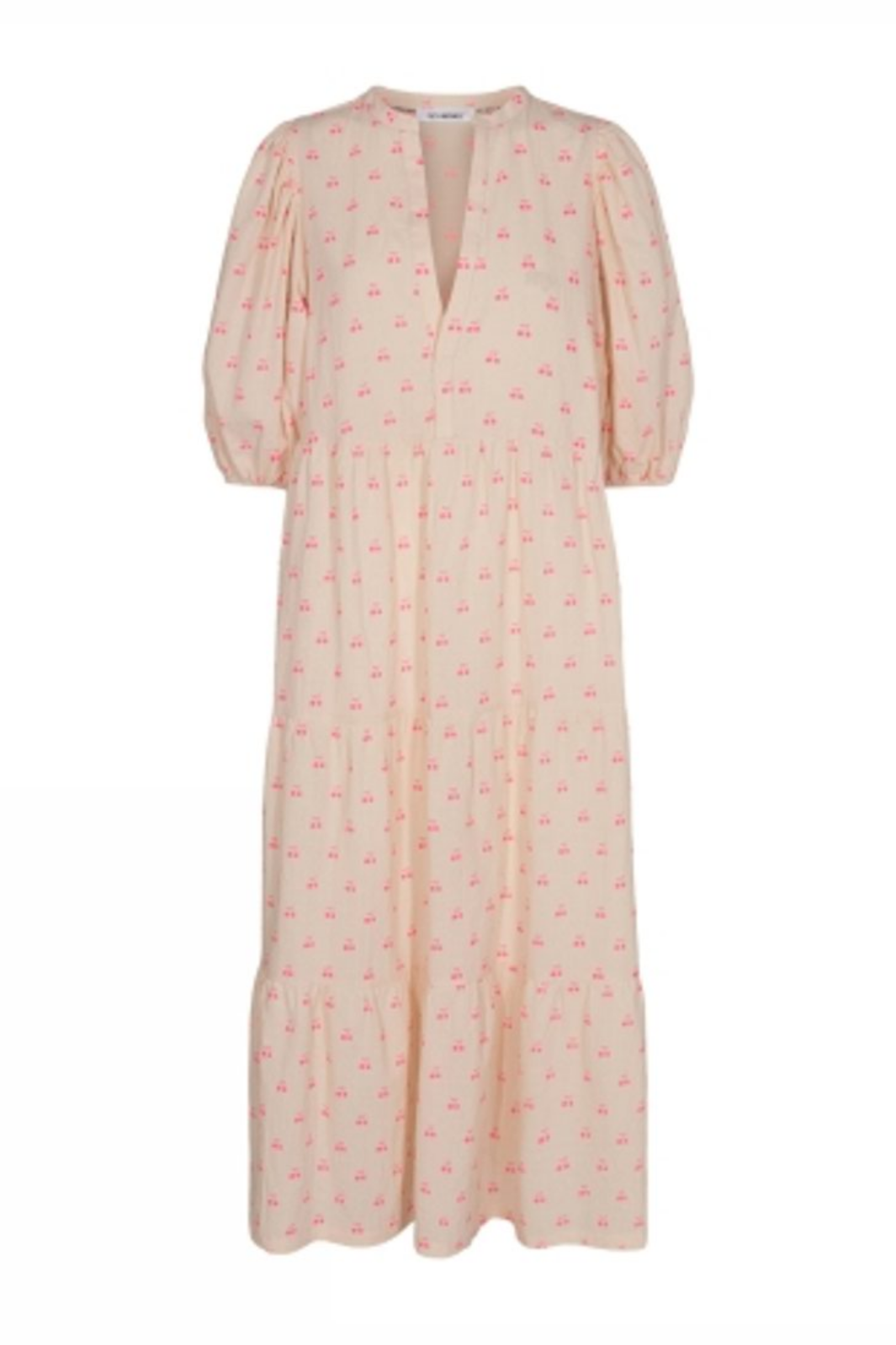 Voorbestelling - Co´Couture - Cherrycc Floor Dress 96525 - 263 - Neon Pink