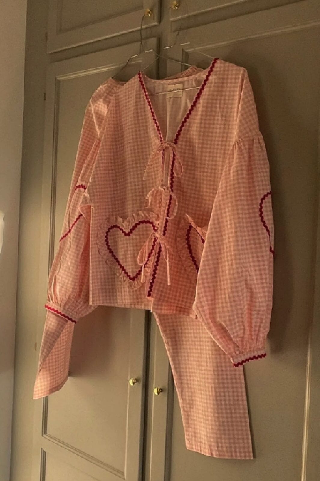 Sissel Edelbo - Astrid Organic Cotton Top - Pink Checks Toppe