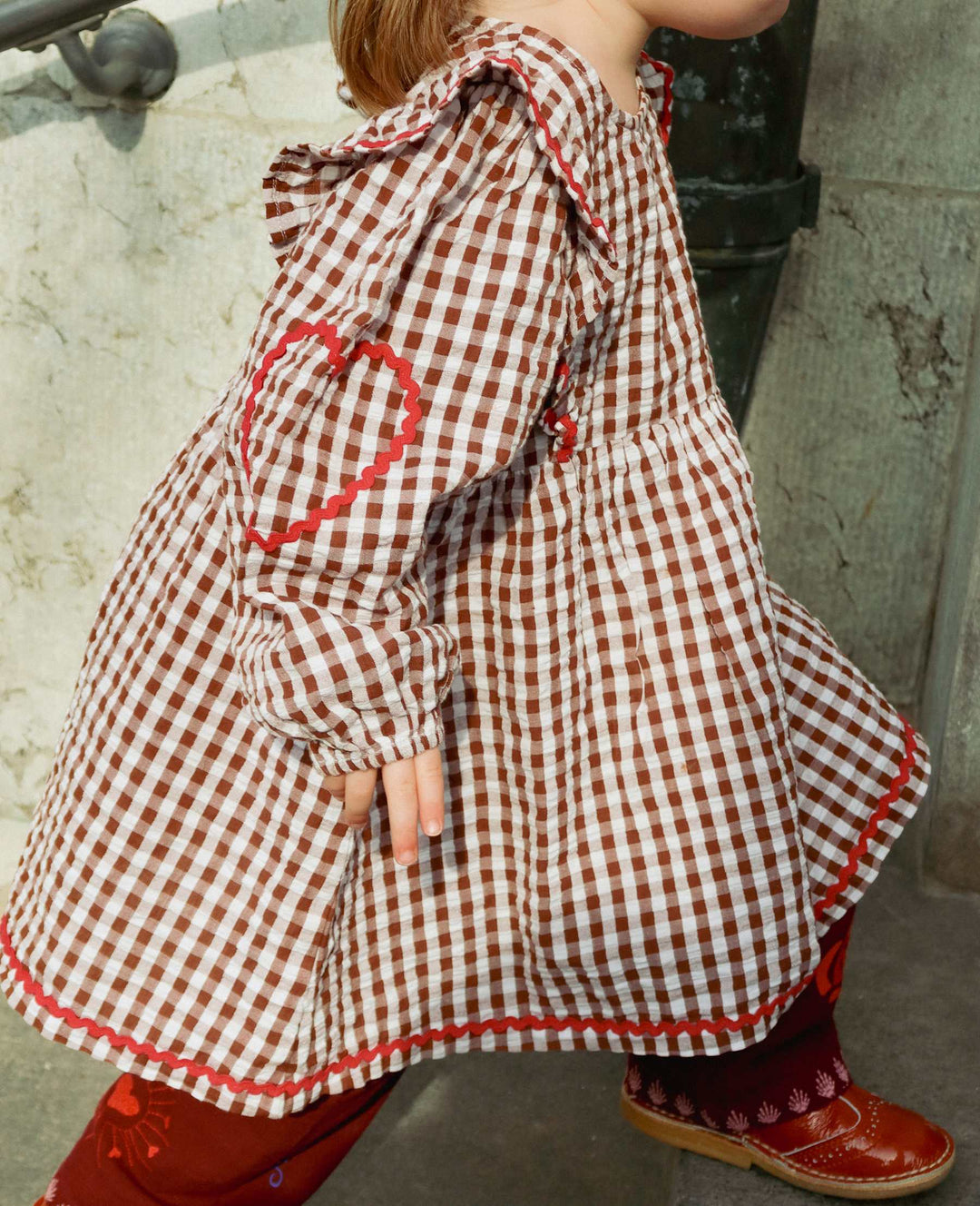 Sissel Edelbo - Nanette MINI Dress SE 1678 - Brown Checks Kjoler