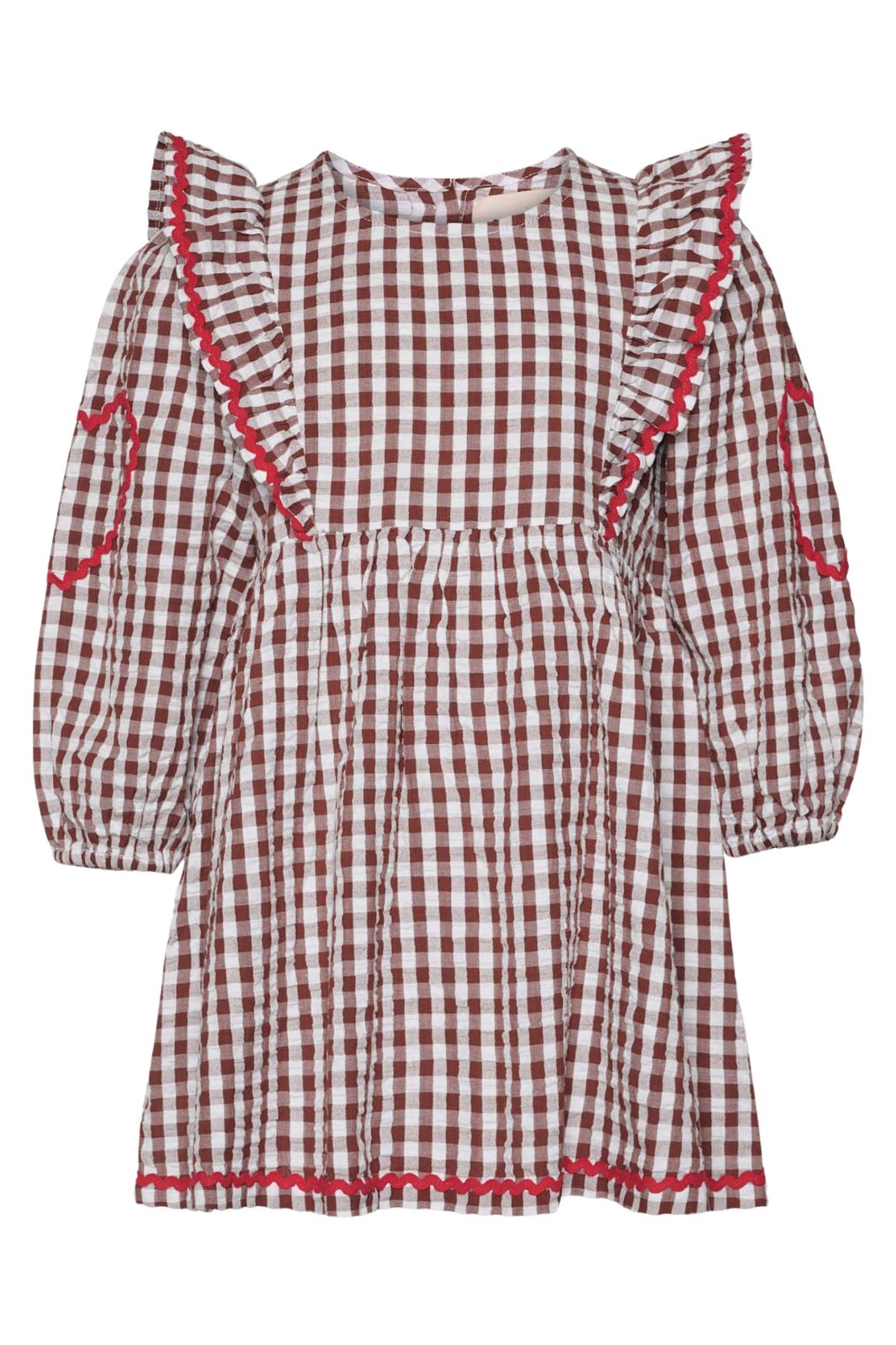 Sissel Edelbo - Nanette MINI Dress SE 1678 - Brown Checks Kjoler