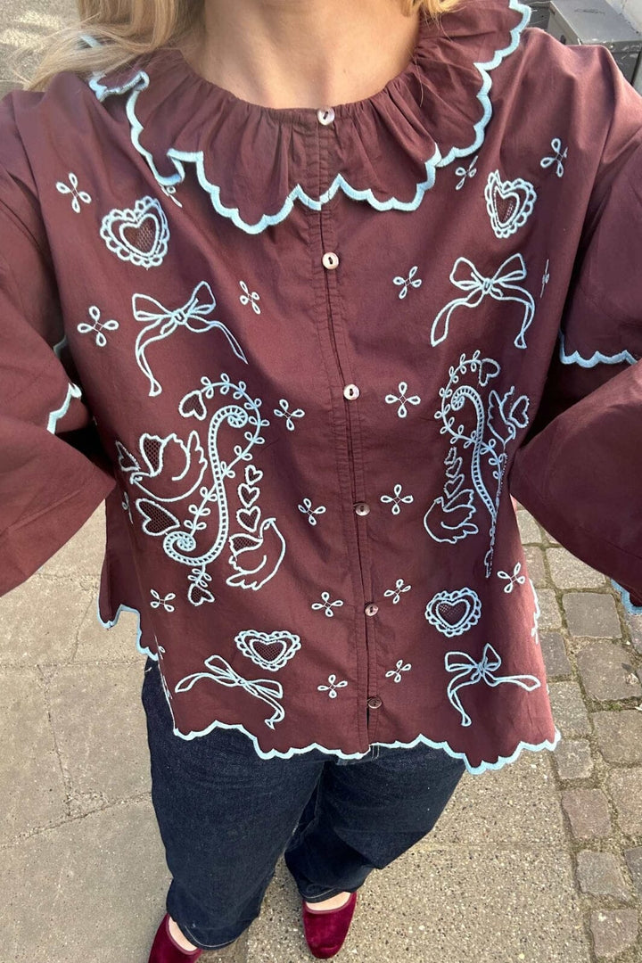 Sissel Edelbo - Tone Shirt SE 1710 - Wine