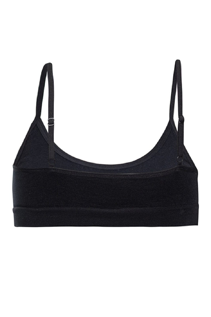 Soft basic - Soffi Bra top narrow strap 2 pak - black BH