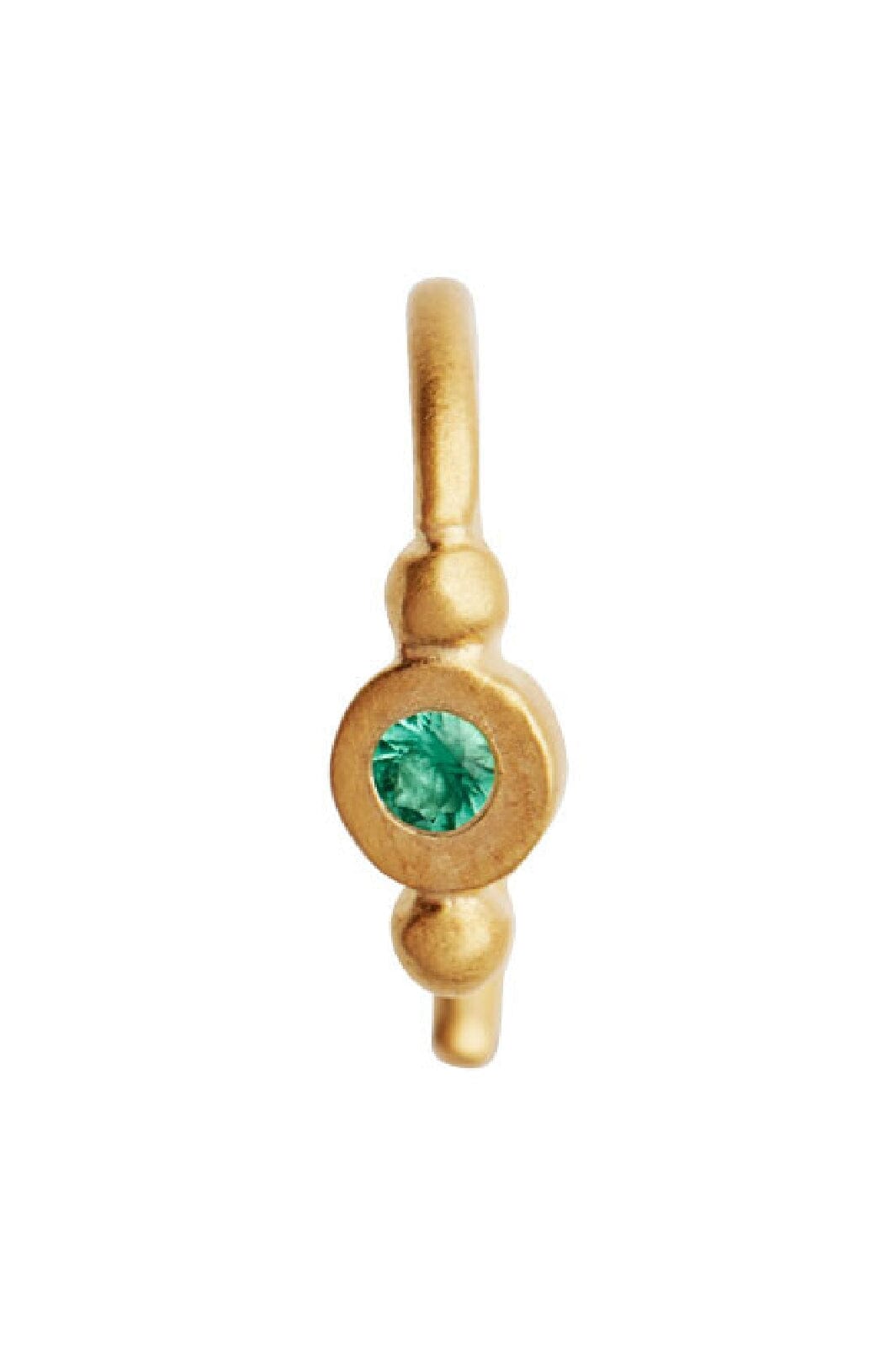 Stine A - Petit Bon-Bon Green Zircon Earring - 1005-02-S-Green Øreringe