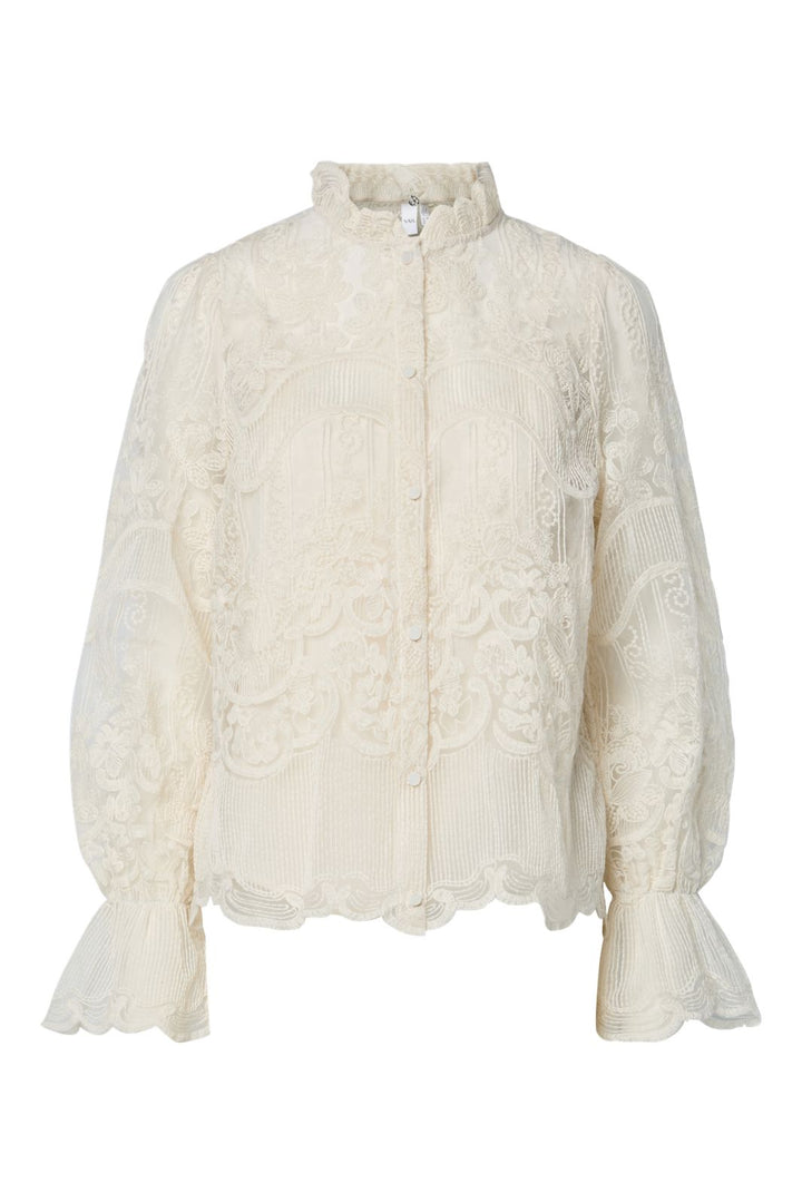 Y.A.S - Yassaruna Ls Shirt - 4871037 Birch