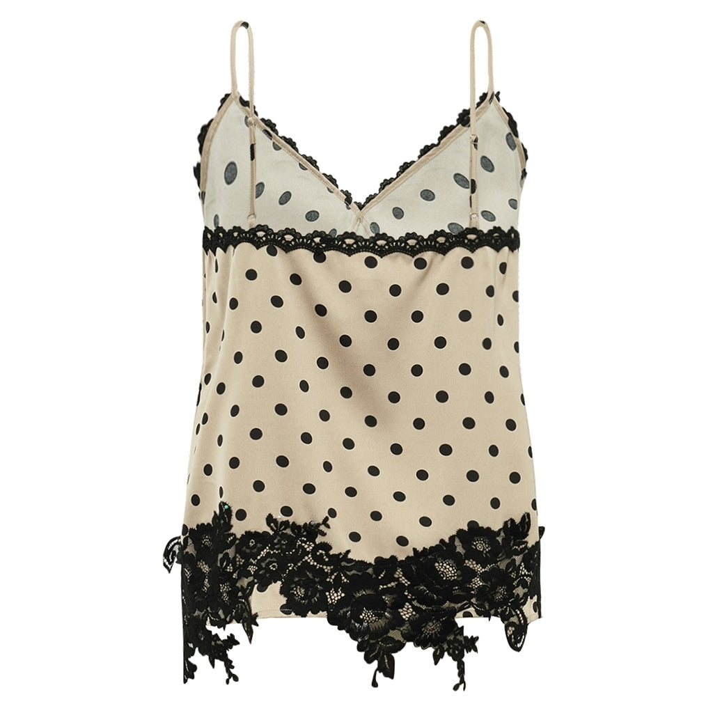 Gossia - Dagnygo Jo Top G3011 - Latte Black Dots