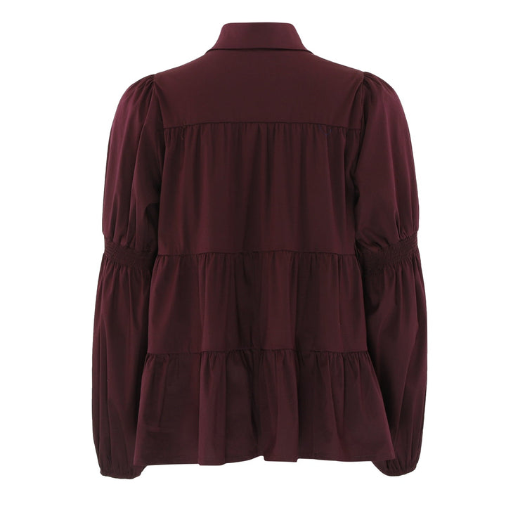 Continue - Sanna Gold Buttons 15085 - Bordaux