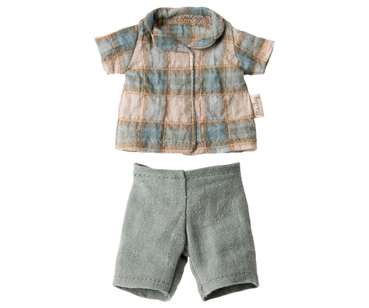 Maileg - Hare Størrelse 1, Klassisk - Bluse Og Shorts - Rabbit Size 1
