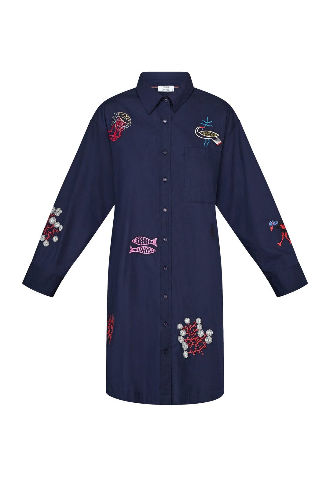 Love & Divine - Love1589 20020 - 441 - Navy Emb.