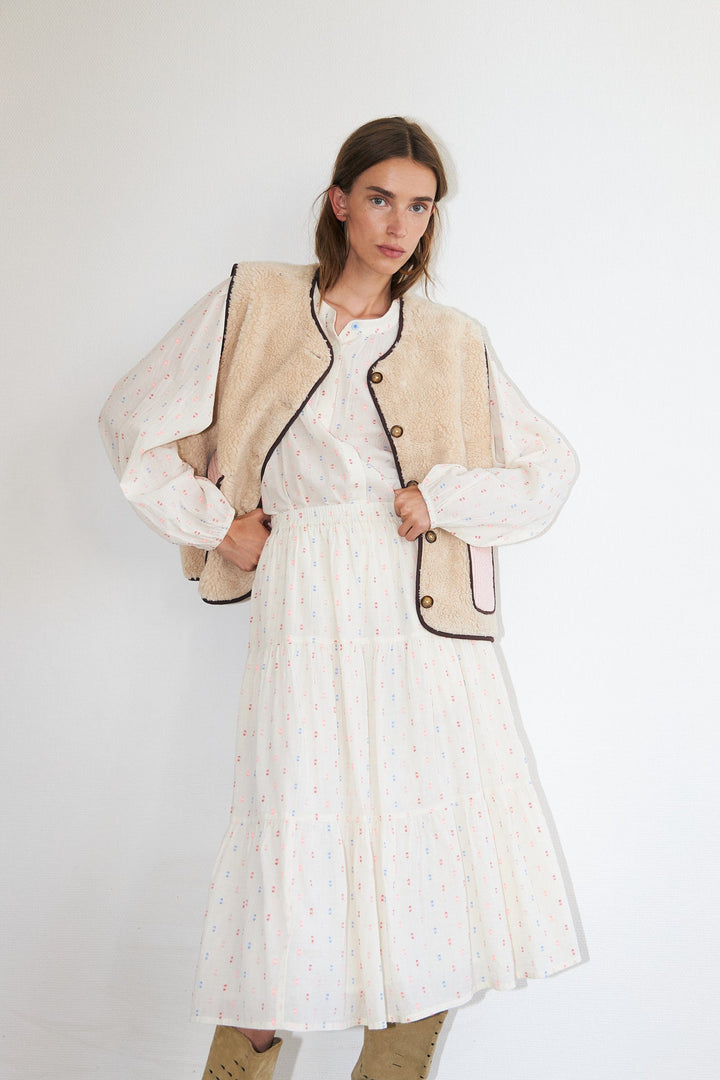 Lollys Laundry - Jacell Love Vest Sl 26181-1062 - 08 - Beige