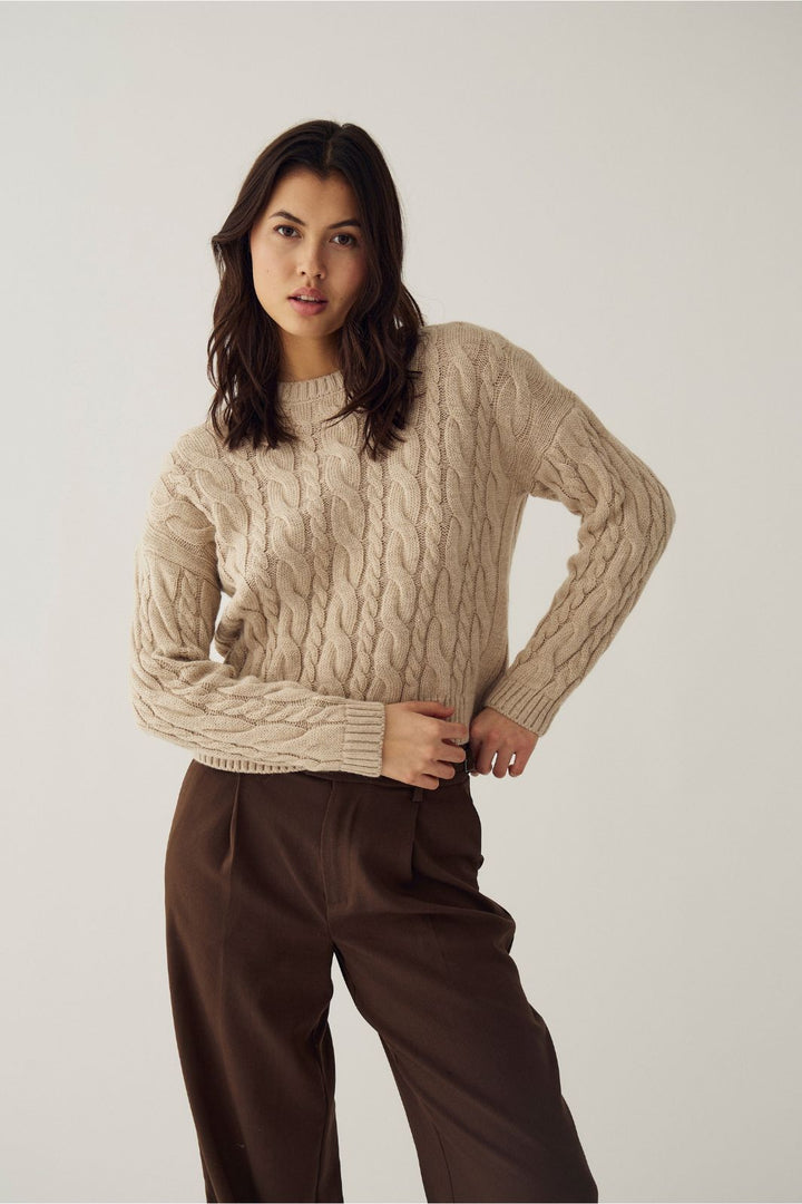 Noella - N-Morgana Knit 16820001 - 1526 - Beige Melange