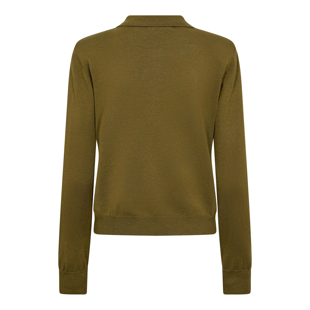 Co´Couture - Corycc Padded Polo Knit 500212 - 60007 - Fern Green