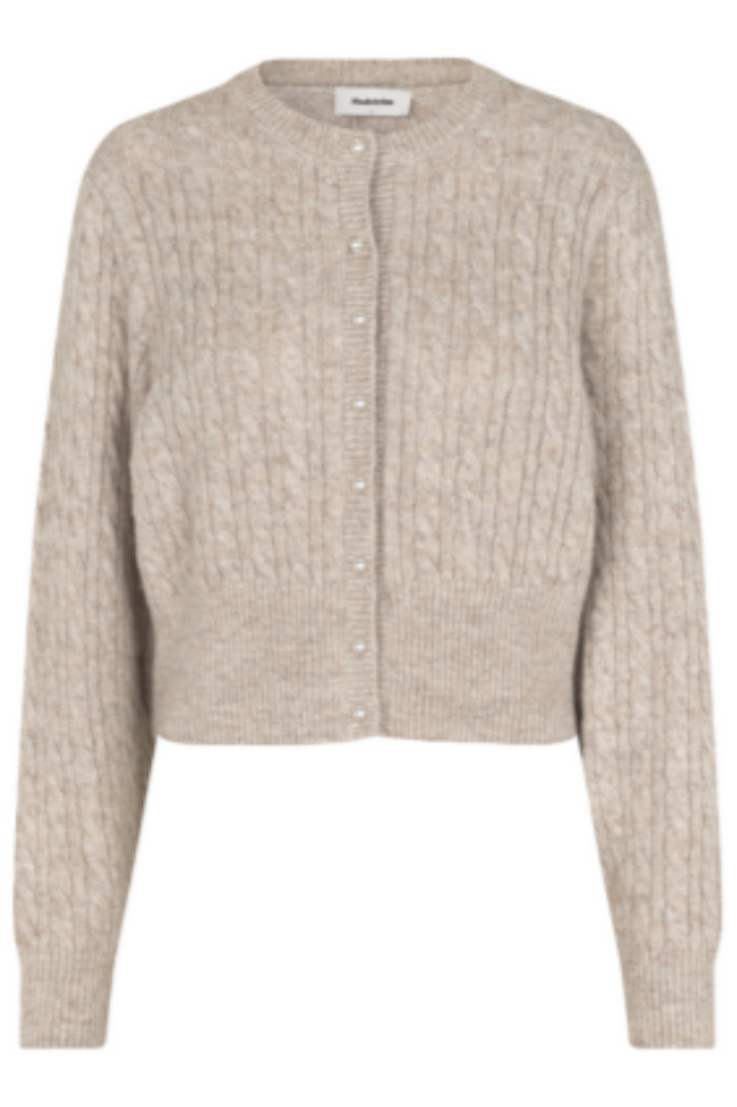 Modström - Pammiemd Cardigan 58633 - 12058 - Beige Speckle Melange