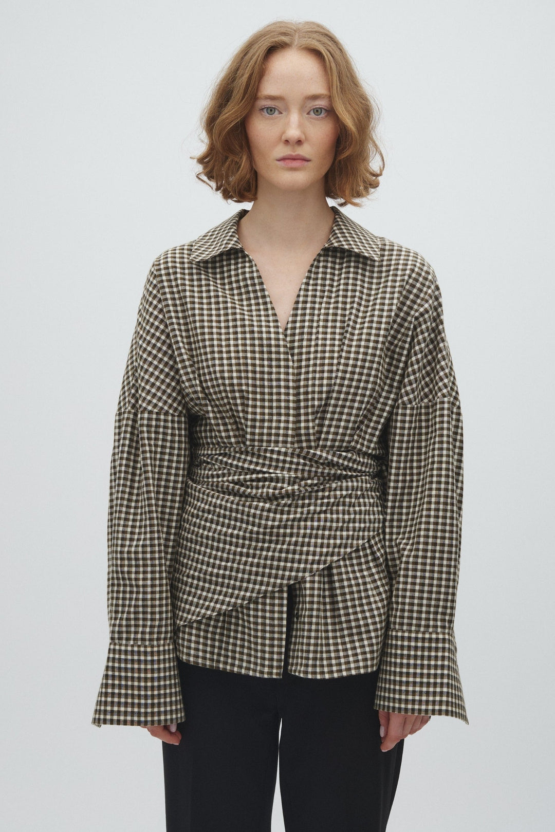 MbyM - Isidor-M 65581221 - Z19 - Smoked Olive Check