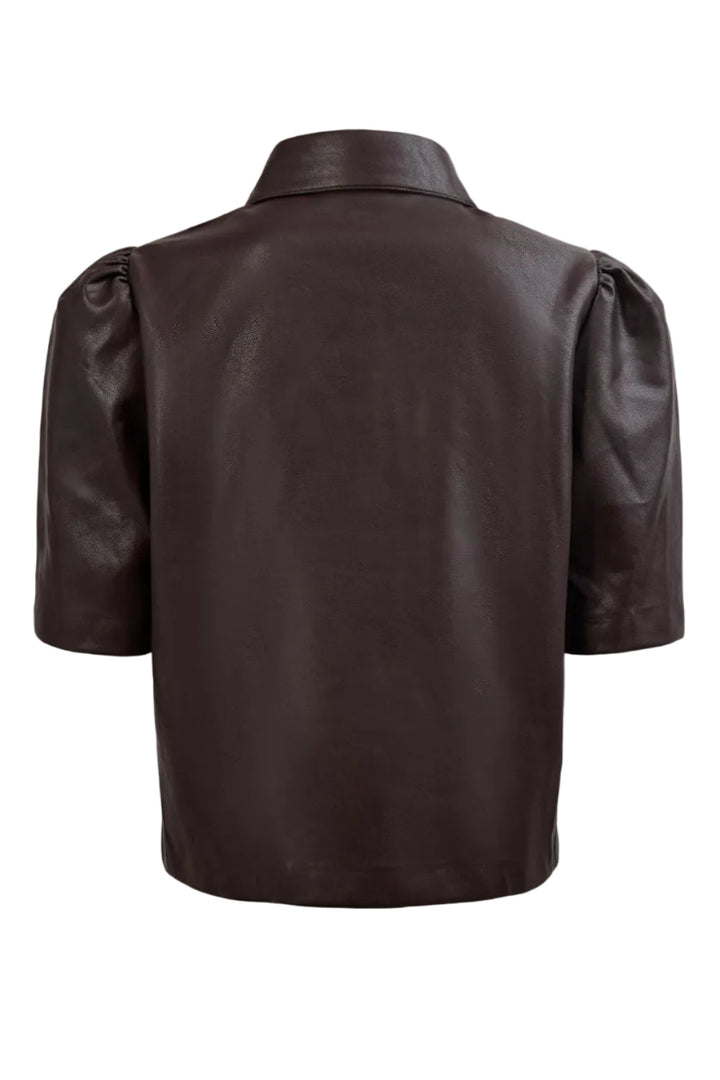 Nümph - Nucilli Pu Shirt  707561 - Chocolate Plum