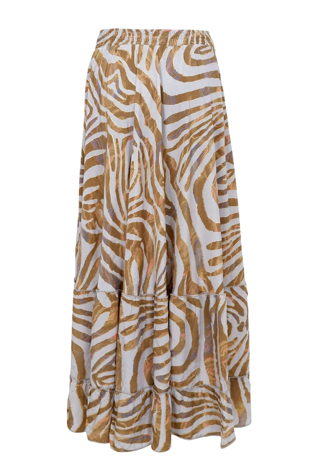 Black Colour - Bcluna Maxi Frill Skirt 39133 - Blue Zebra