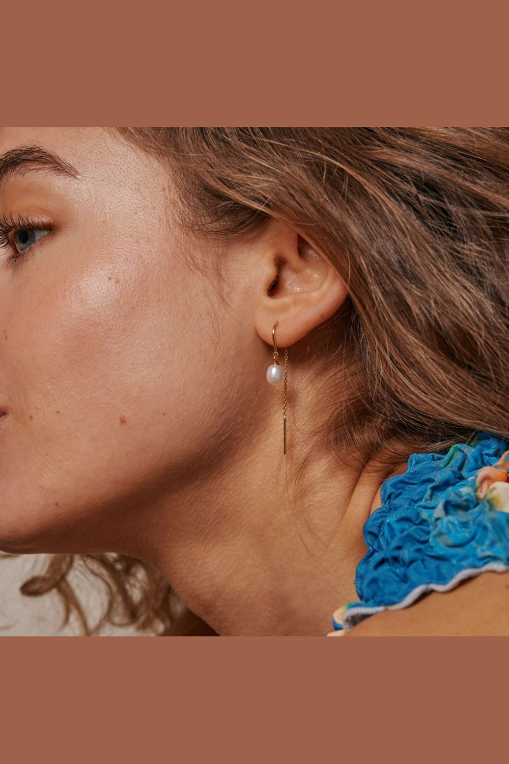 Enamel Copenhagen - Earring, Eleanor E308G - Pearl