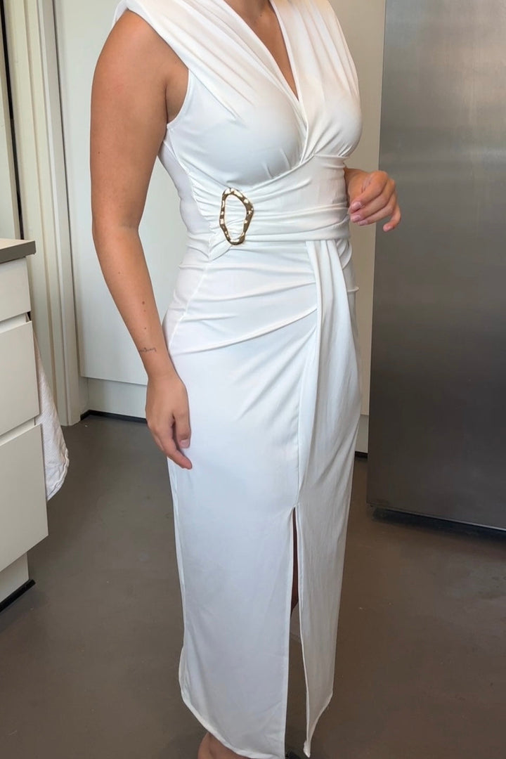 A-bee - Mirella Dress - White