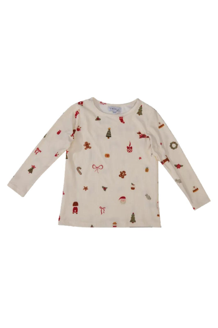 Liberte Ami - Alma-Ls-Tshirt-Kids 9659 - Dog Creme