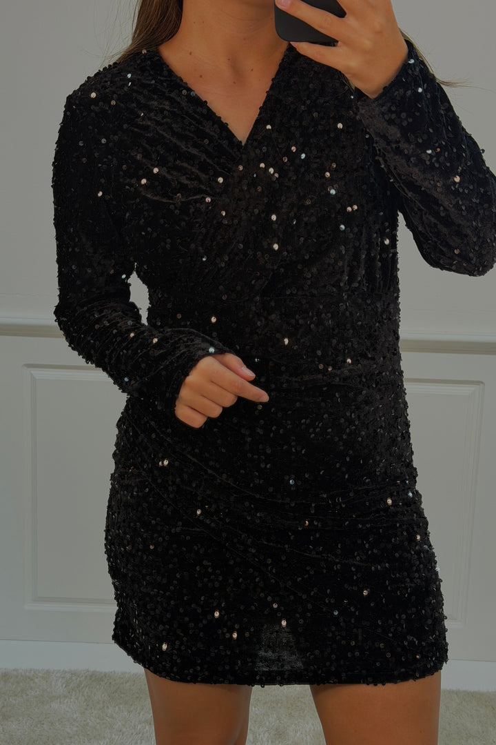 A-bee - Lorrainedress - Black