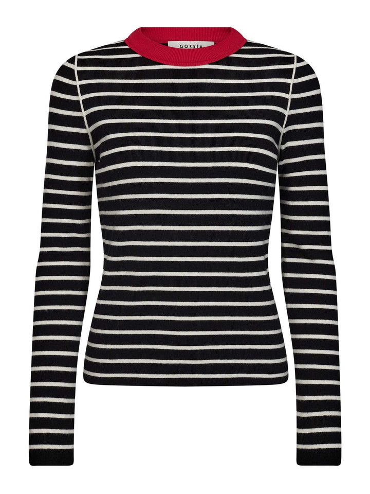 Gossia - Fabiolago Jumper G3116 - Black / Off-White Stripes