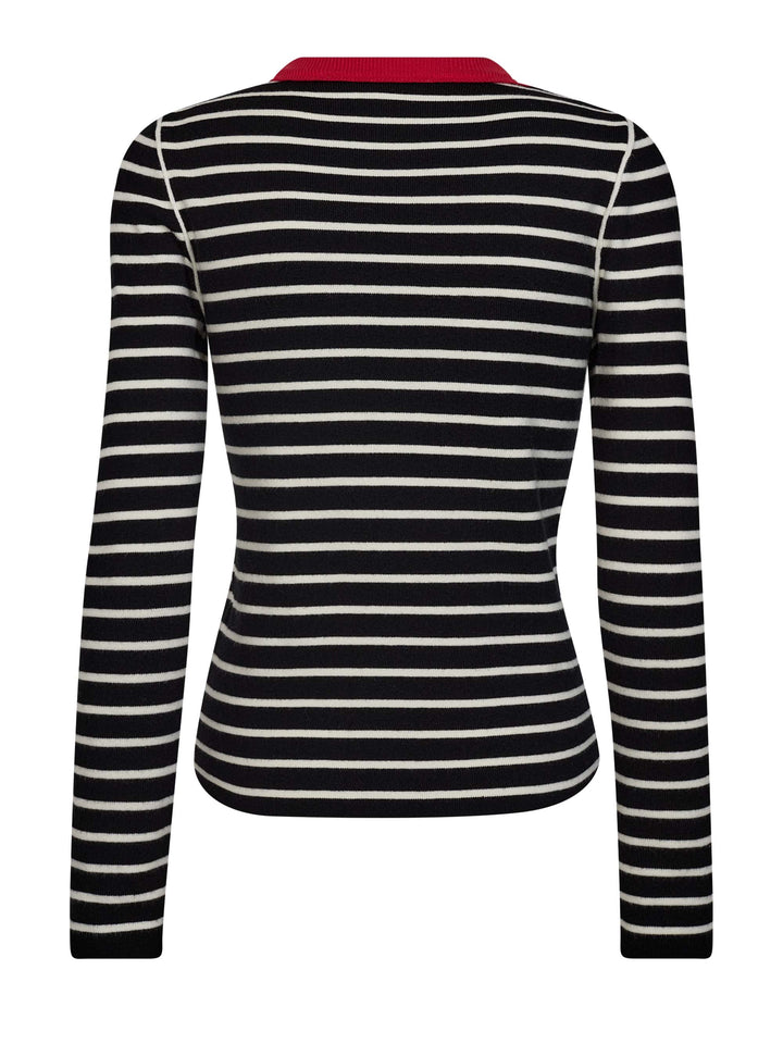 Gossia - Fabiolago Jumper G3116 - Black / Off-White Stripes