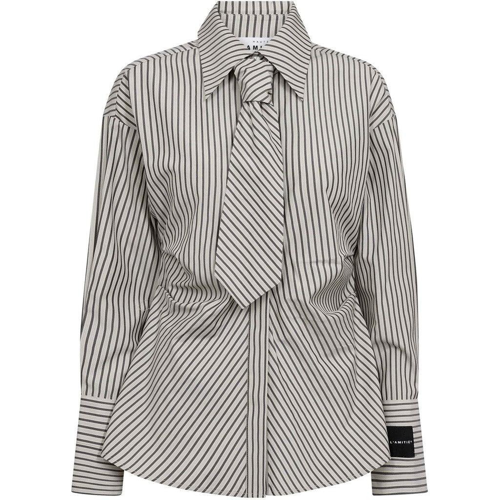Haute L'Amitié - Gemma Tie Stripe Shirt HL10817 - Beige
