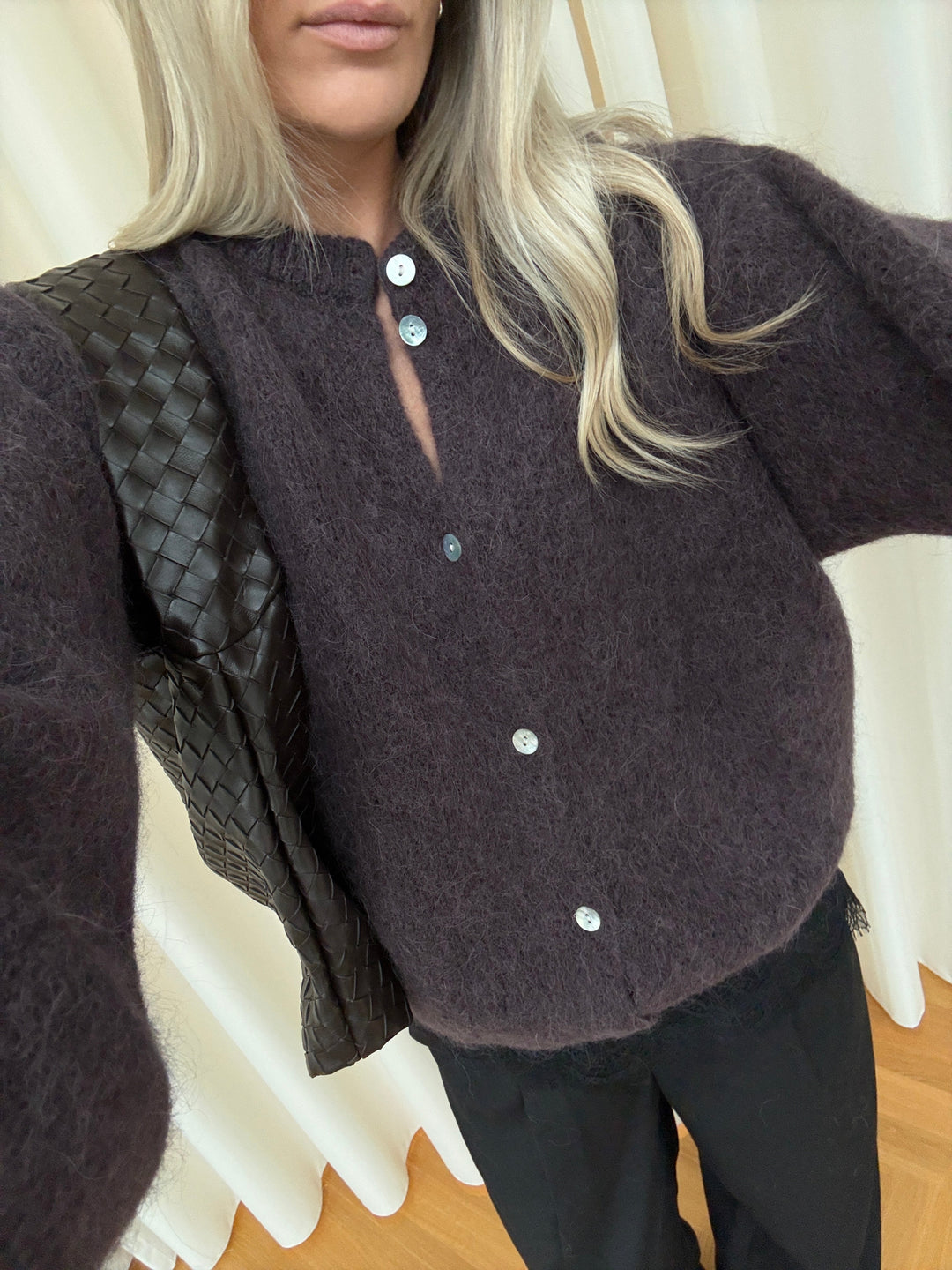 Noella - N-Kae Knit Cardigan 15950001 - 674 - Chocolate