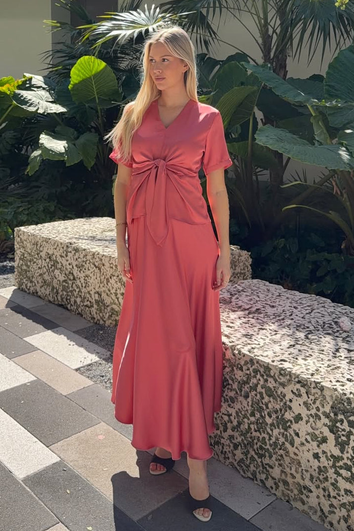 Karmamia - Savannah Skirt 2391 - Semi Rich Coral