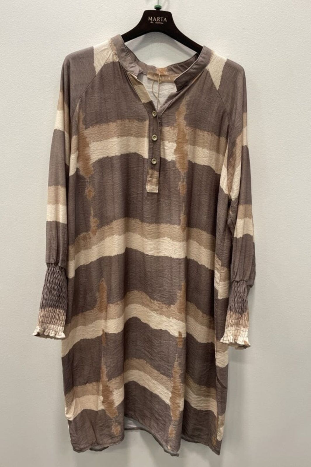 Marta Du Chateau - Mdceva Dress 5378 - Fango