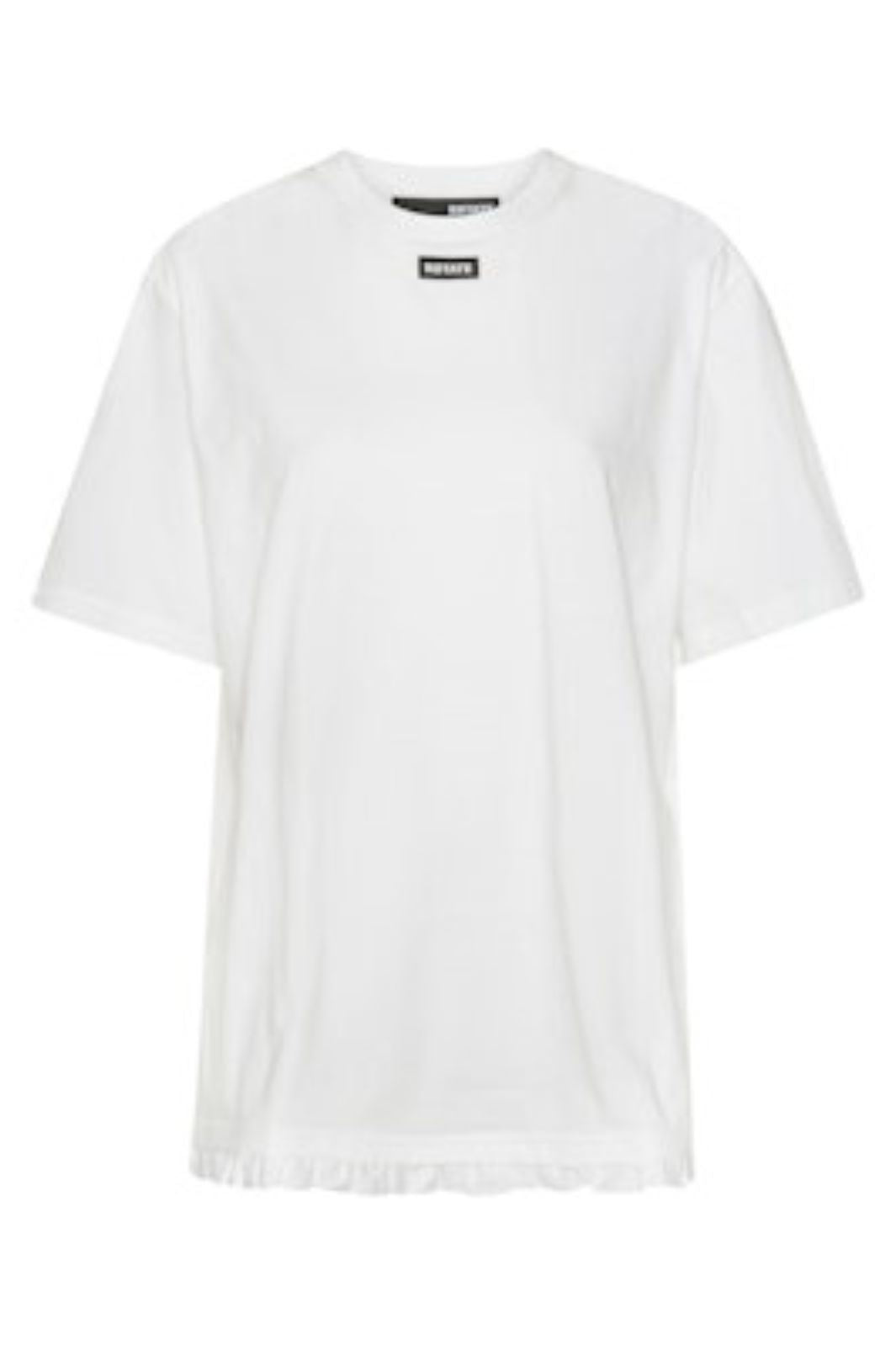 Rotate - Large T-shirt W/ Ruffle 115282400 - 400 Bright White