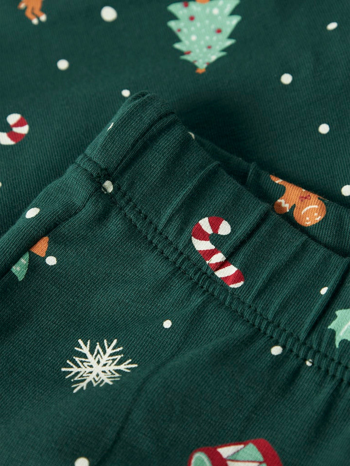 Name It - Nmnvismas Ls Nightset - 4918964 Botanical Garden Xmas Aop