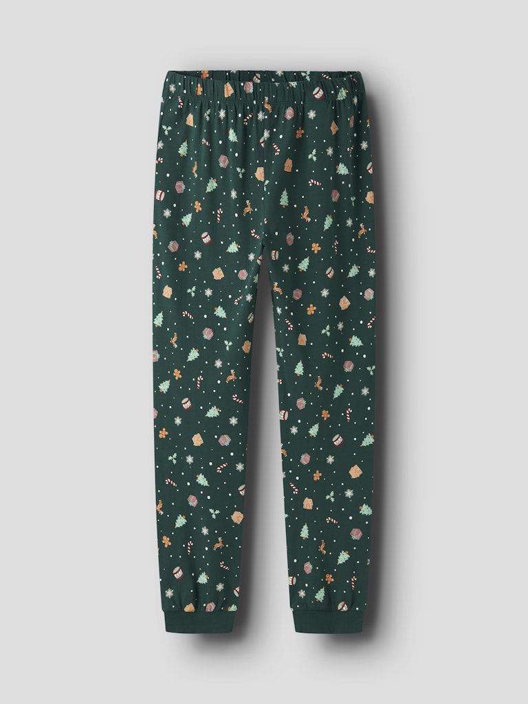 Name It - Nanvismas Ls Nightset - 4918983 Botanical Garden Xmas Aop