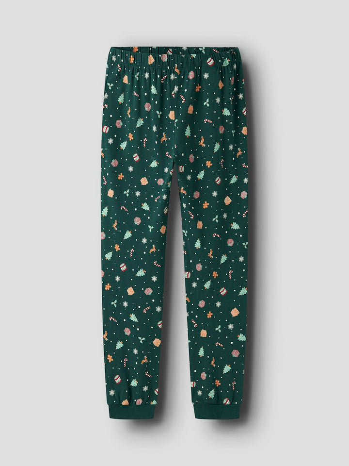 Name It - Nanvismas Ls Nightset - 4918983 Botanical Garden Xmas Aop