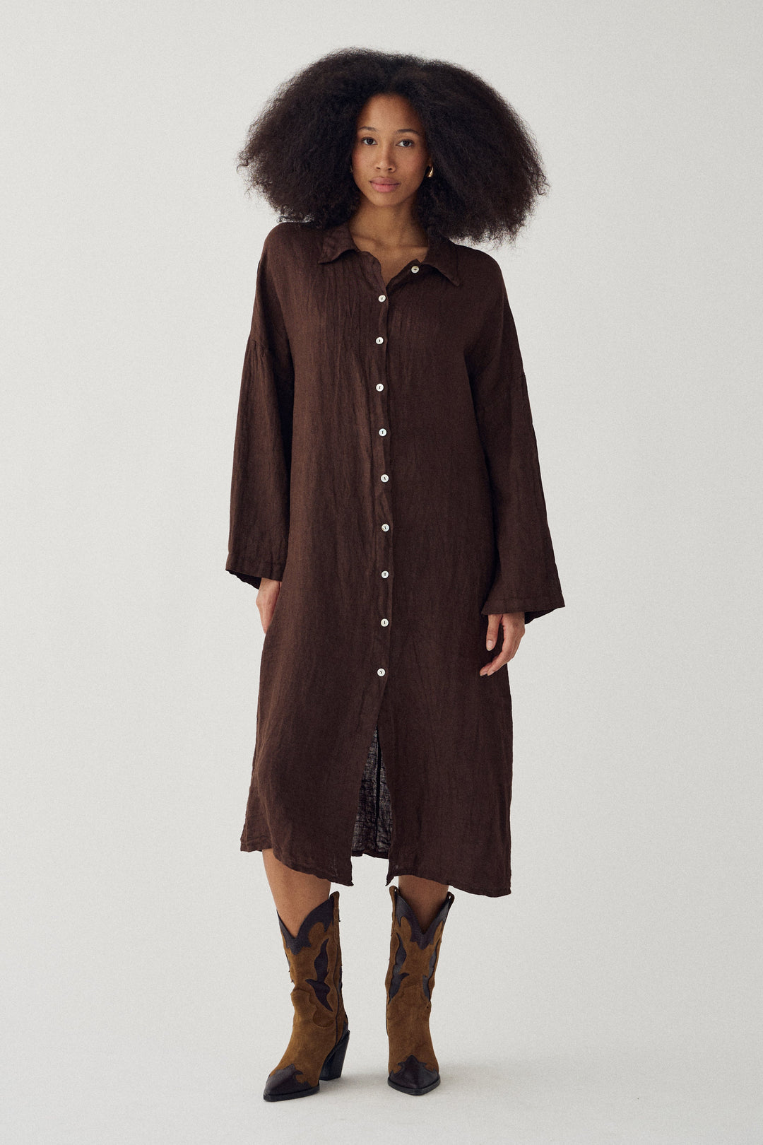 Noella - N-Lorita Dress 14700005 - 674 - Chocolate