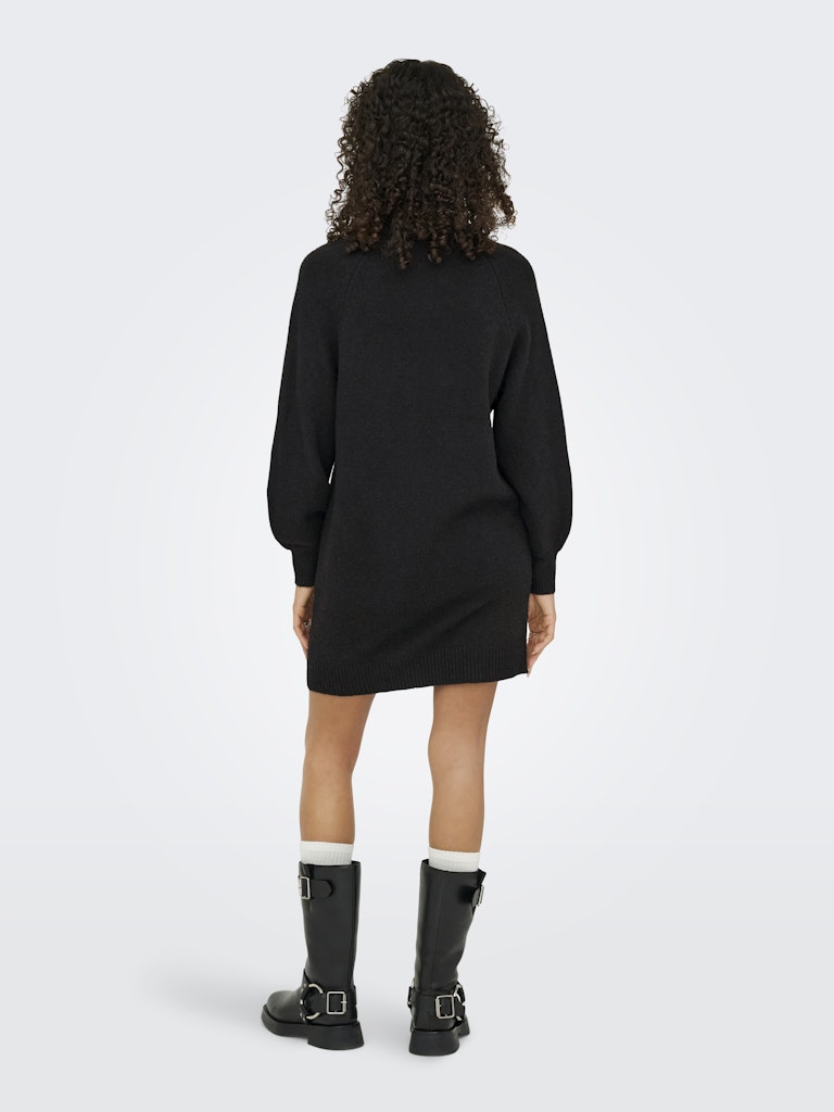 Only - Onlemma Life Ls Button Onec Dress Cc Knt - 4853473 Black Gold Button