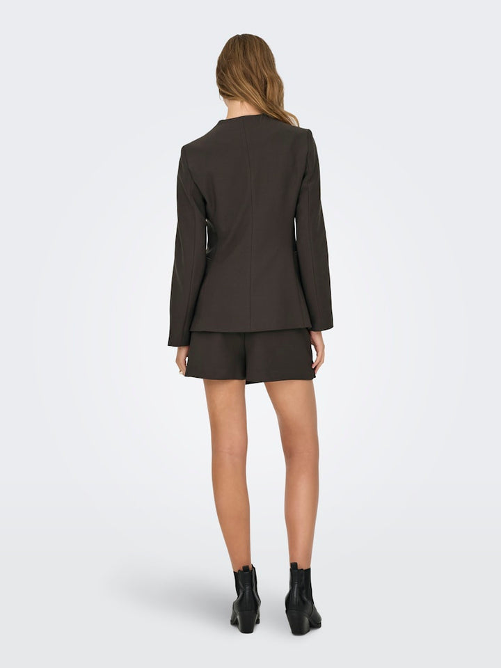 Only - Onllamina Life L/S Fit Blazer Tlr - 4880873 Mulch