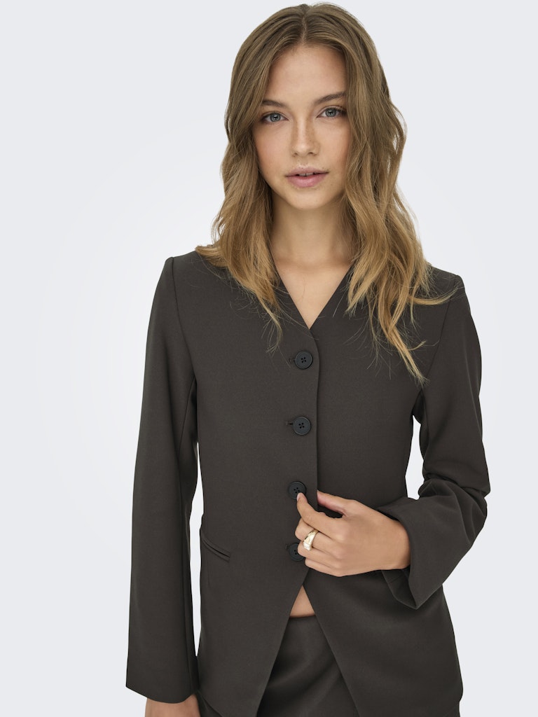 Only - Onllamina Life L/S Fit Blazer Tlr - 4880873 Mulch